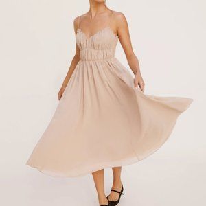 Reformation Pique dress in Paloma